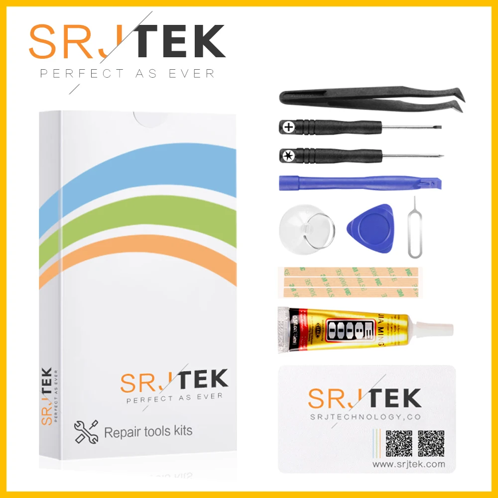 

SRJTEK 10 in 1 Repair Tools Professional Portable Mobile Phone Screwdriver Kits Opening Card Tool E8000 Tweezers For Tablet PC