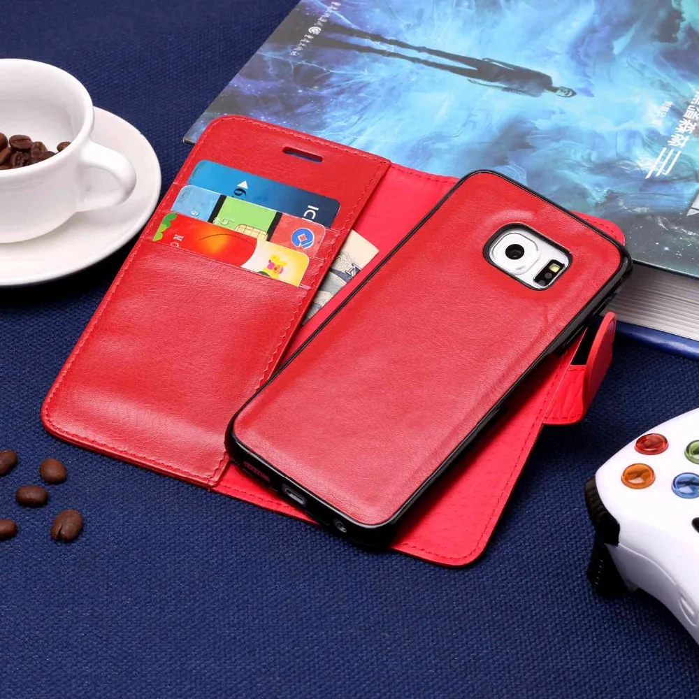 Feilifan For Coque Leather Wallet Silicone Cover Samsung S8 Prime Flip | Мобильные телефоны и аксессуары