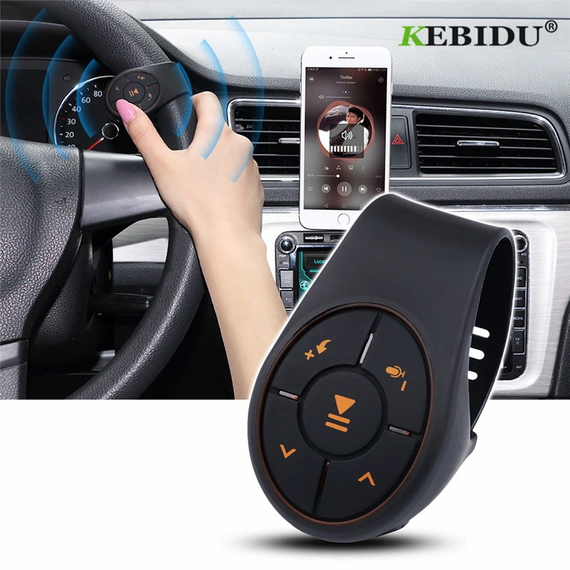 Kebidu беспроводной Bluetooth руль пульт дистанционного управления цепь Handsfree Muilt Button