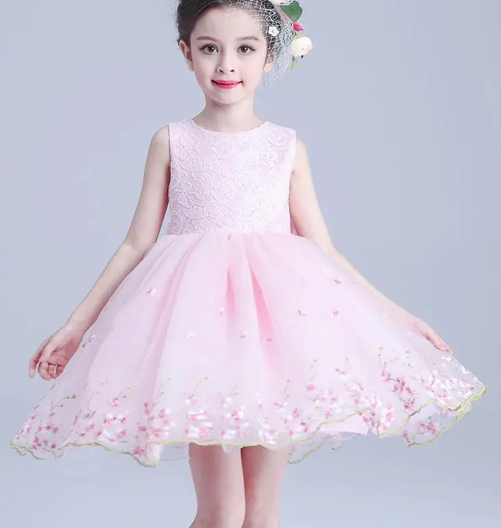 dress MERI AMMI/детское нарядное платье для девочек; нарядное платье принцессы на свадьбу, день рождения, Рождество; праздничные платья для От 3 до 12 лет маленьких девочек - Цвет: dress
