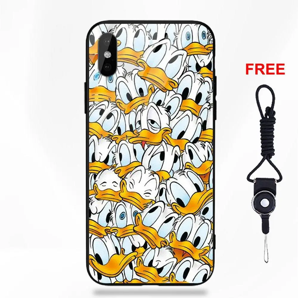 Для Apple IPhone X XS Max XR 5 5C 5S SE 6 S 7 8 плюс мягкий ТПУ чехол + закаленное Стекло Mobile Shell