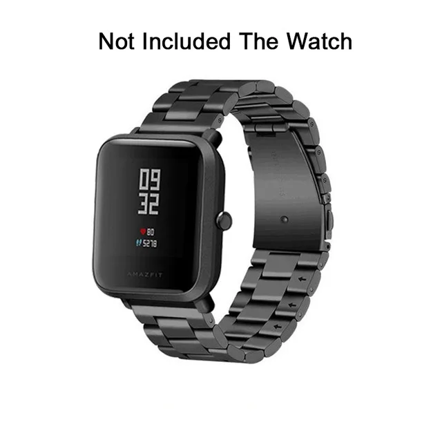 Ремешок на запястье из нержавеющей стали для Xiaomi huami Amazfit Watch Youth Bip BIT