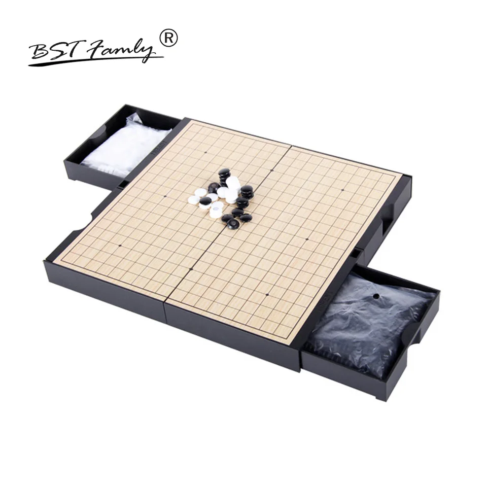 BSTFAMLY Go китайские шахматы два в одном 19 Road 361 шт./компл. старая игра Weiqi магнитные