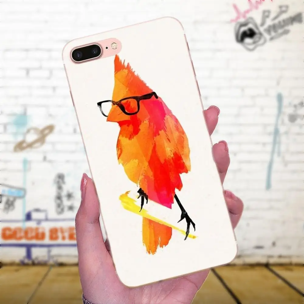 Мягкий чехол для телефона Huawei Honor 4C 5A 5C 5X6 6C 6A 6X7 7X8 9 V8 V10 Y3II Y5II Y6II G8 P7 Play Lite с птицами