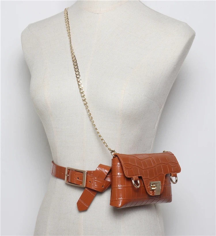 Крокодиловая искусственная кожа fannypack женская сумка для живота поясная сумка дамская поясная сумка на пояс FP20