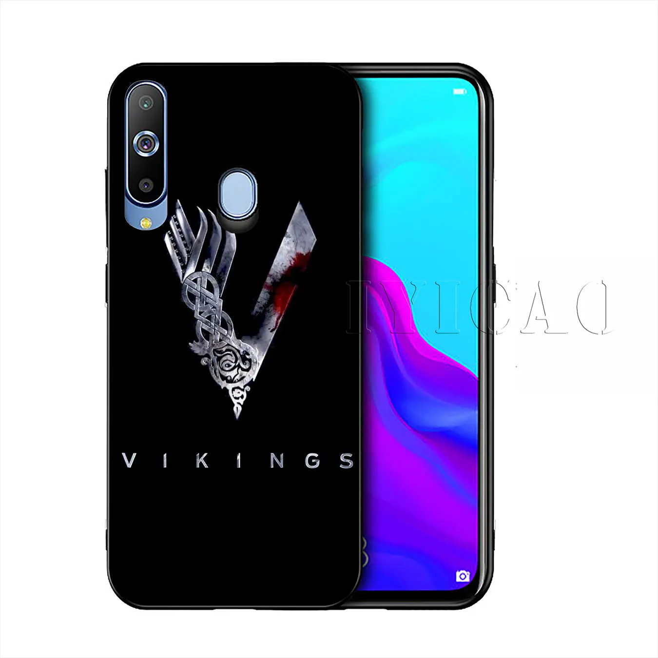 IYICAO Vikings Series lovely Soft Silicone Case for Samsung Galaxy A70 A60 A50 A40 A30 A20 A10 A50S A40S A30S A20E A10S Cover |