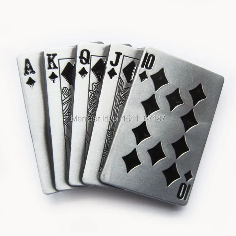 Новая Черная эмалированная королевская флеш-карта для покерных карт винтажная