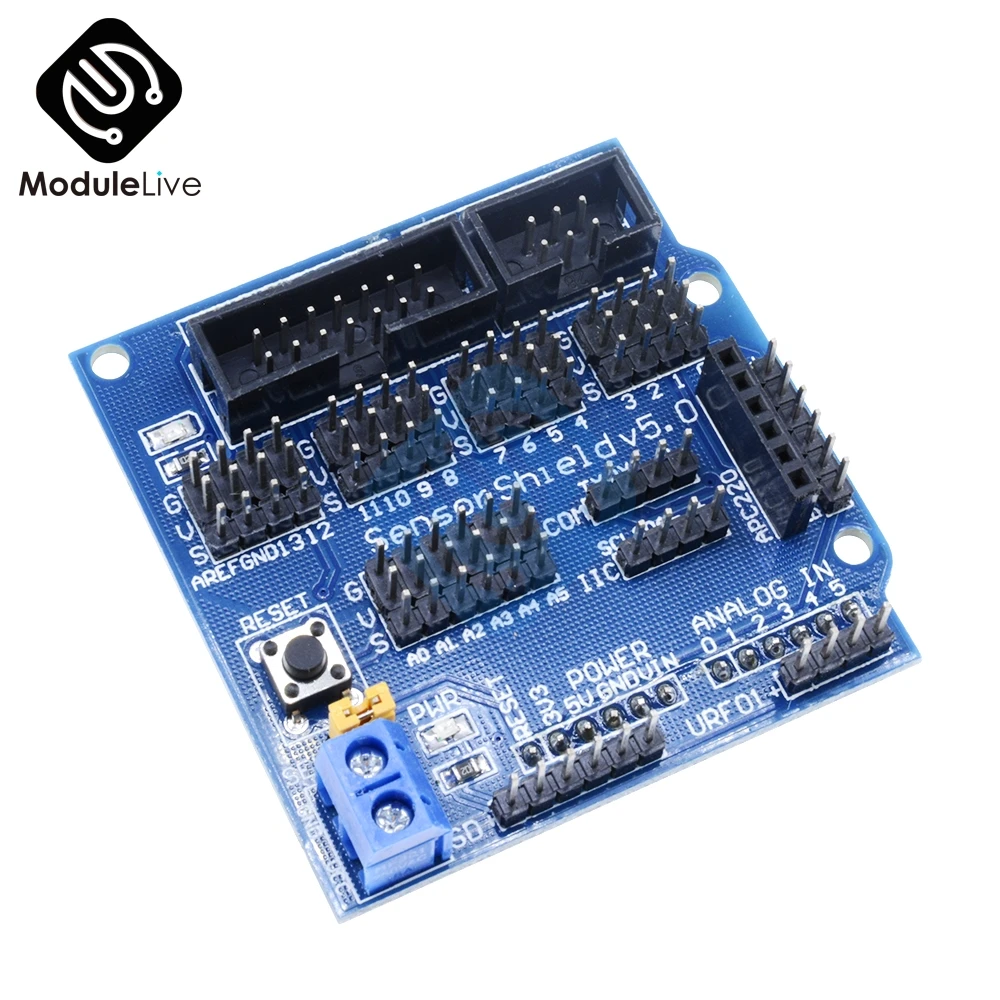 V5.0 5 0 сенсор Щит Плата расширения для Arduino IDE электронные строительные блоки робот