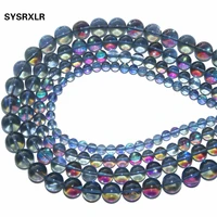 wholesale aaa natural gray crystal of rock quartz stone beads for jewelry making diy bracelet necklace 6 8 10 12 mm