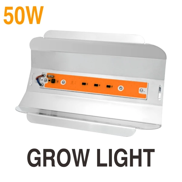50W Grow Light 220 В светодиодный светильник для выращивания 50 Вт 100 Вт Светодиодный прожектор s Точечный светильник Fitolamp lodine лампа для комнатных растений и цветов светильник для рассады с европейской вилкой - Испускаемый цвет: 50W Grow Light