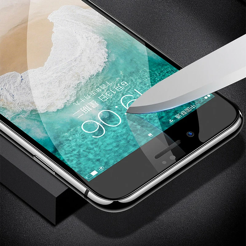 6D защитная пленка из закаленного стекла для iPhone 7 8 Защита экрана Xr Xs Max закаленное