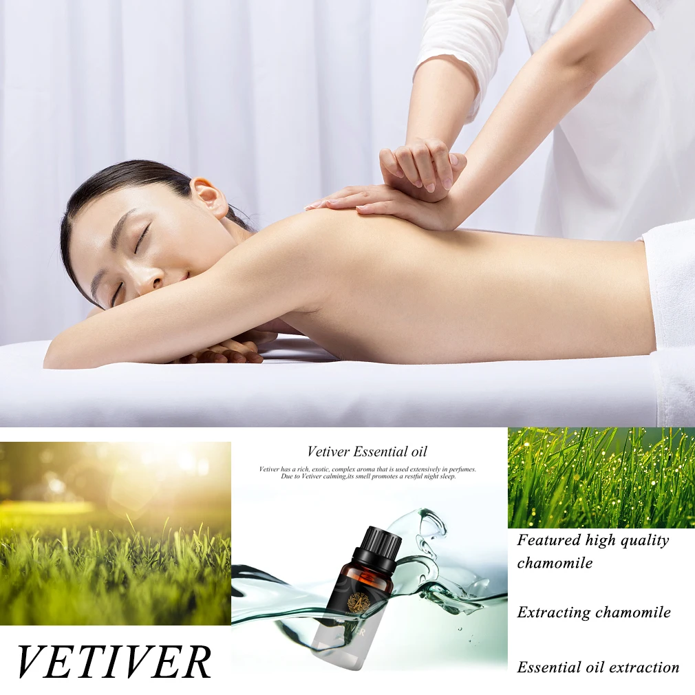Эфирные масла Vetiver для ароматерапии диффузоры 100% чистое натуральное масло