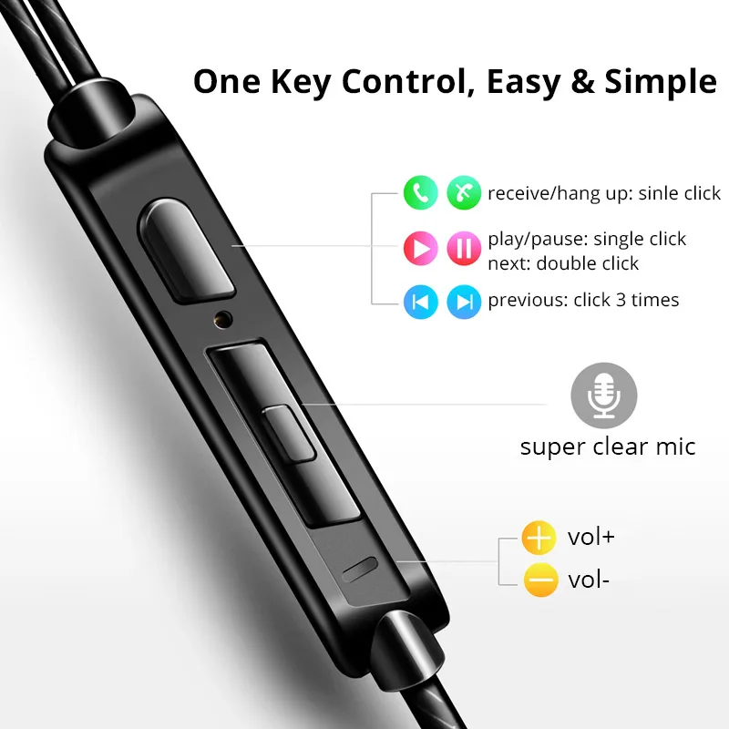 CALETOP X3, двойные проводные наушники, супер бас гарнитура, стерео наушники с микрофоном, fone de ouvido, HIFI наушники для телефона