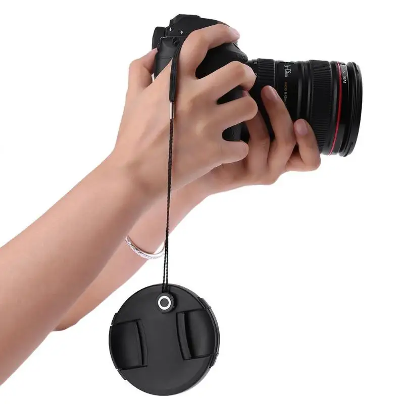 5 шт. чехол для камеры DSLR с защитой от потери держатель крышки объектива веревка