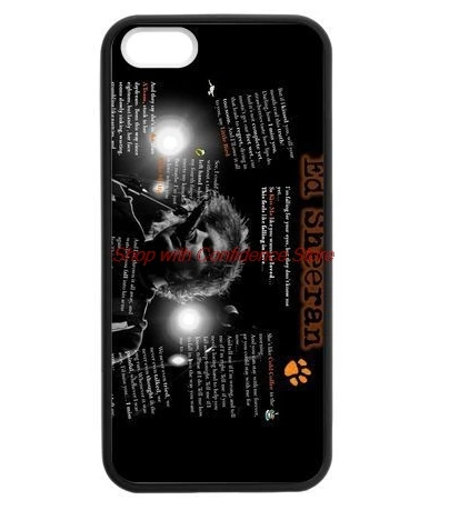 Эд Ширан жесткого пластика Сотовый телефон Дело Чехол для Apple iphone 4s 5s 5c 6 plus Samsung