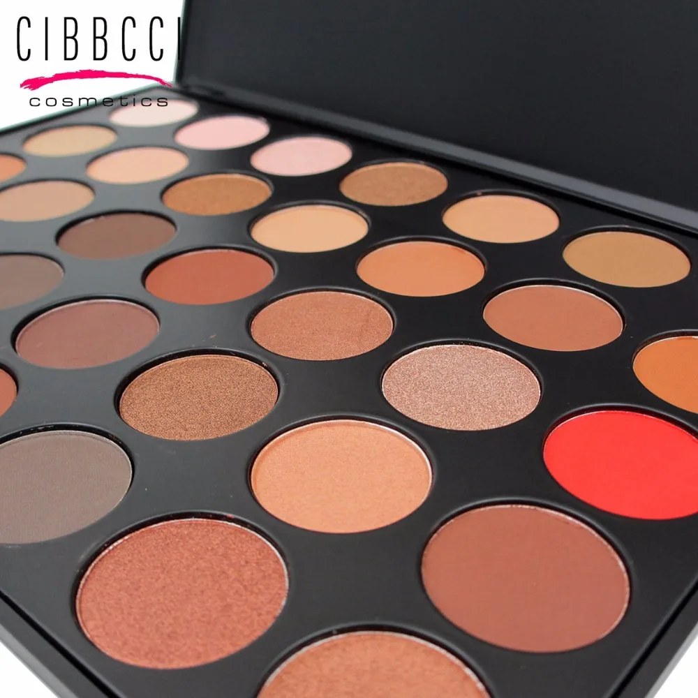 35 цветов Палитра теней для век Earth Natural Shimmer Brand CIBBCCI Matte beauty Eyes Makeup Eye shadow Cosmetics 6
