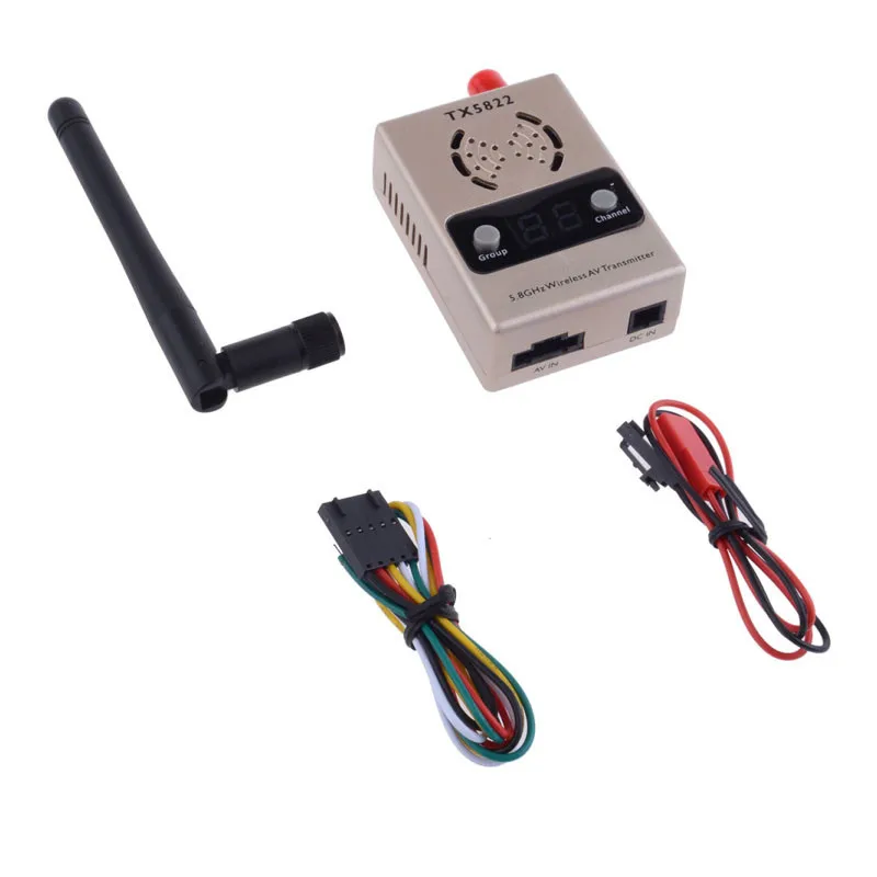 

Boscam TX5822 5.8G 32Ch 2200mw FPV Wireless AV Tx Transmitter For 5.8Ghz FPV Drone RC Quadcopter