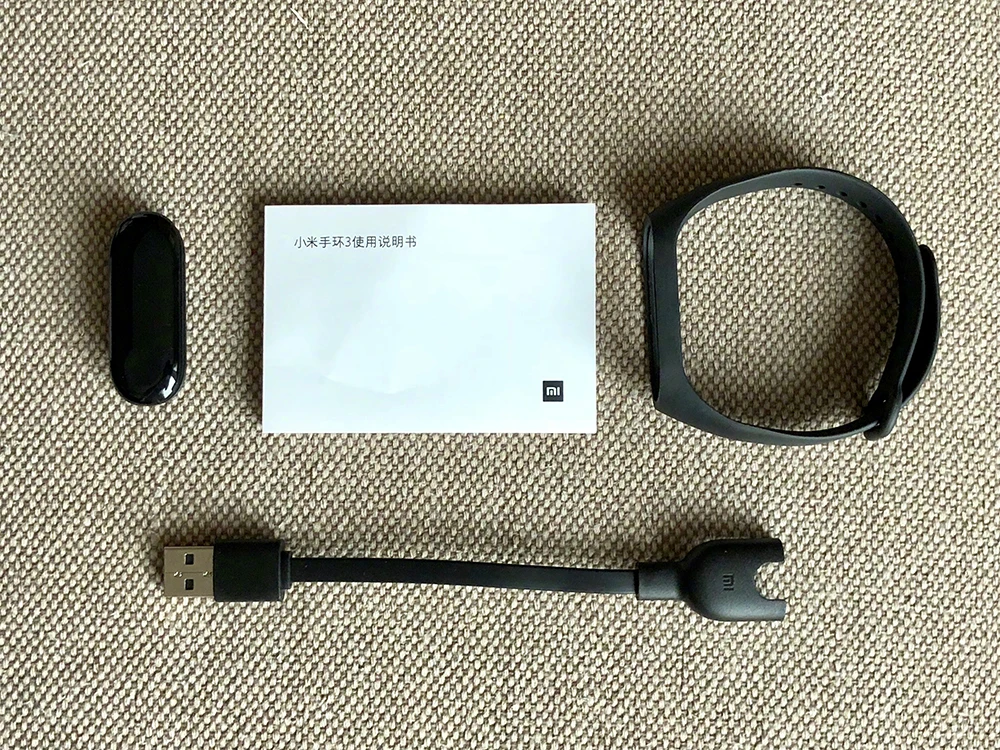 Новый оригинальный Смарт браслет Xiaomi Mi Band 3 черный 0 78 дюймов OLED мгновенное