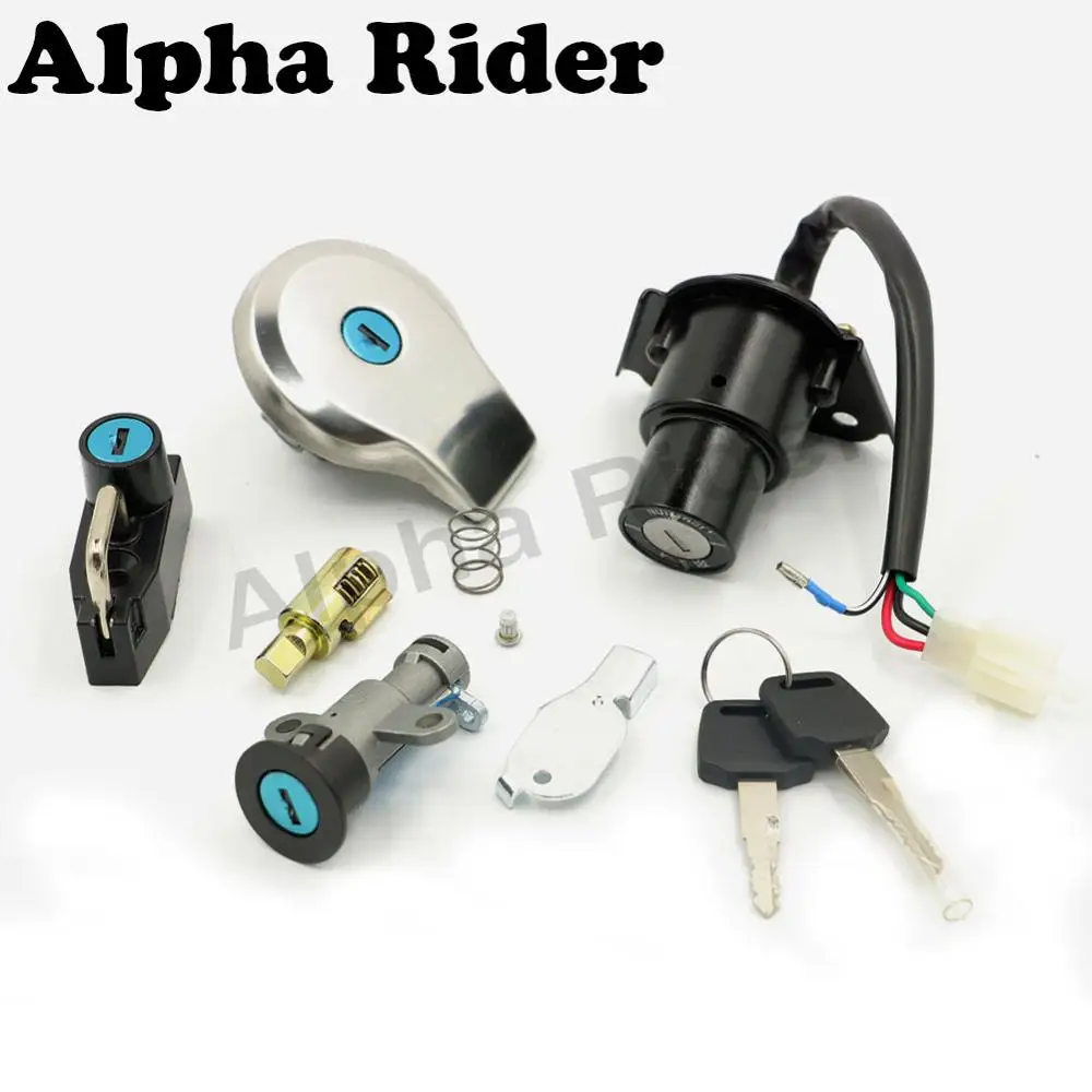 Замок зажигания мотоцикла и крышка топливного газа набор ключей для Yamaha XV125 4RF XV250