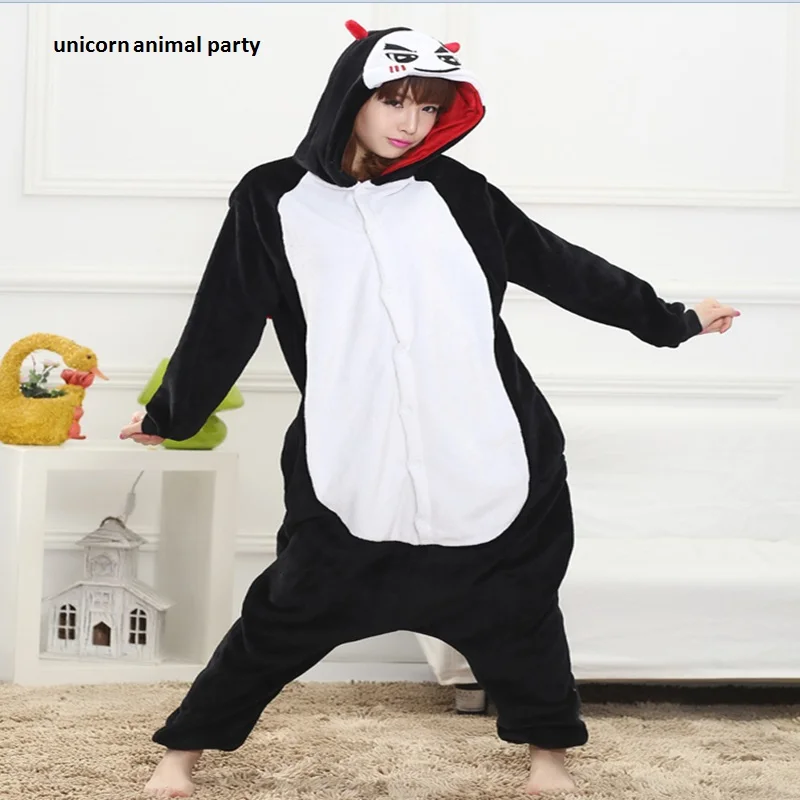 Кигуруми унисекс пижама с дьяволом костюм животного карнавальный для девочек