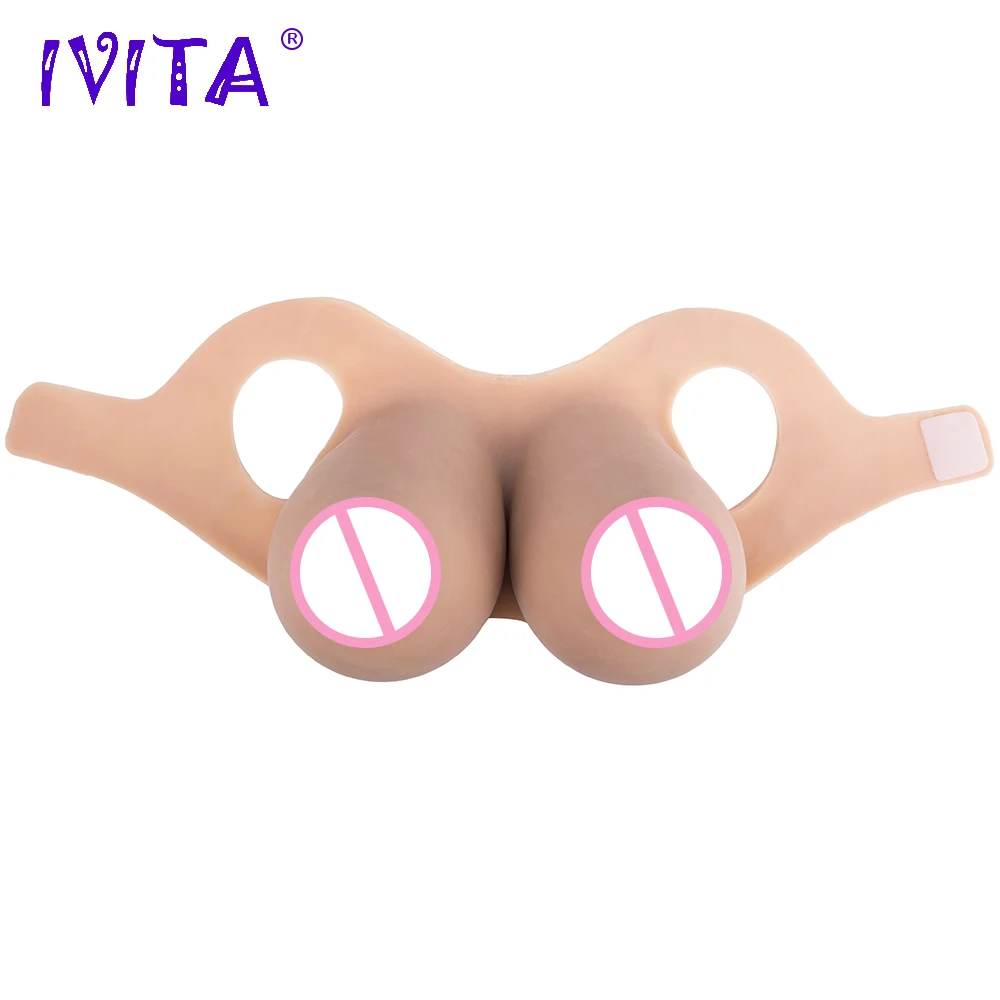 Реалистичная силиконовая форма для груди IVITA 8300 г искусственные трансвеститов