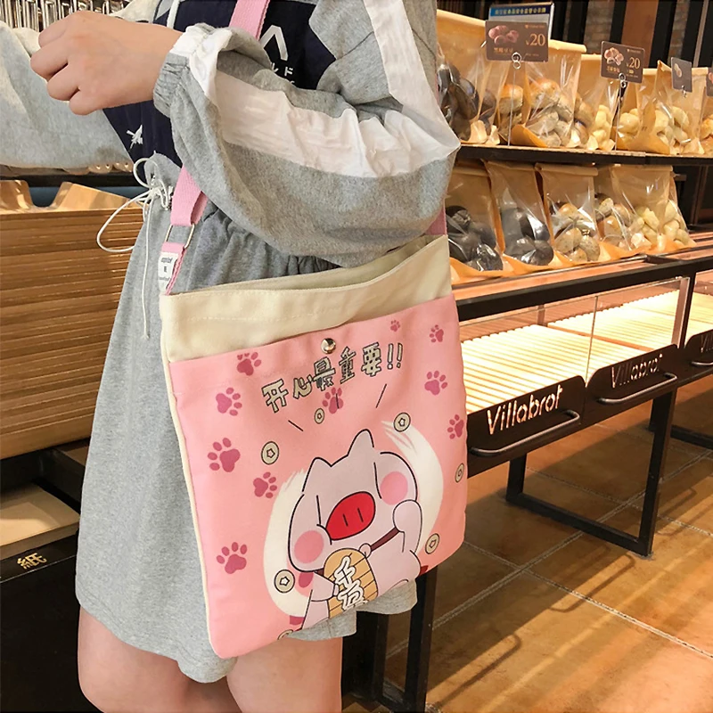 Youda новая весенняя одежда в Корейском стиле женские парусиновые Наплечная Сумка