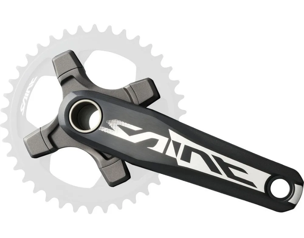 Оригинальный Shimano SAINT FC M825 Crankset 10S MTB велосипед Передняя бензопила 165 мм/170 мм части