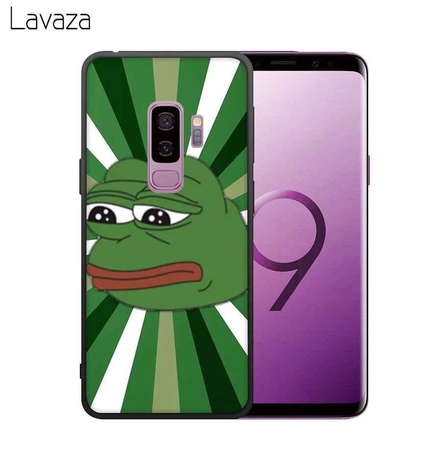 Lavaza Meme Smug Frog Pepe Soft Case for Galaxy A3 A5 2016 2017 A6 plus A7 A8 A9 J6 2018 A10 30 40 50 70 |