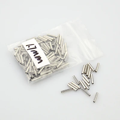 1.7 Steel OkeyTech 200 шт. автомобильный защелкивающийся болт для ключа, складной болт для дистанционного ключа, фиксирующий винт для ключа автомобиля, фиксирующий штифт, автоматическое полотно ключа, фиксирующий разъем - Цвет: 1.7 Steel