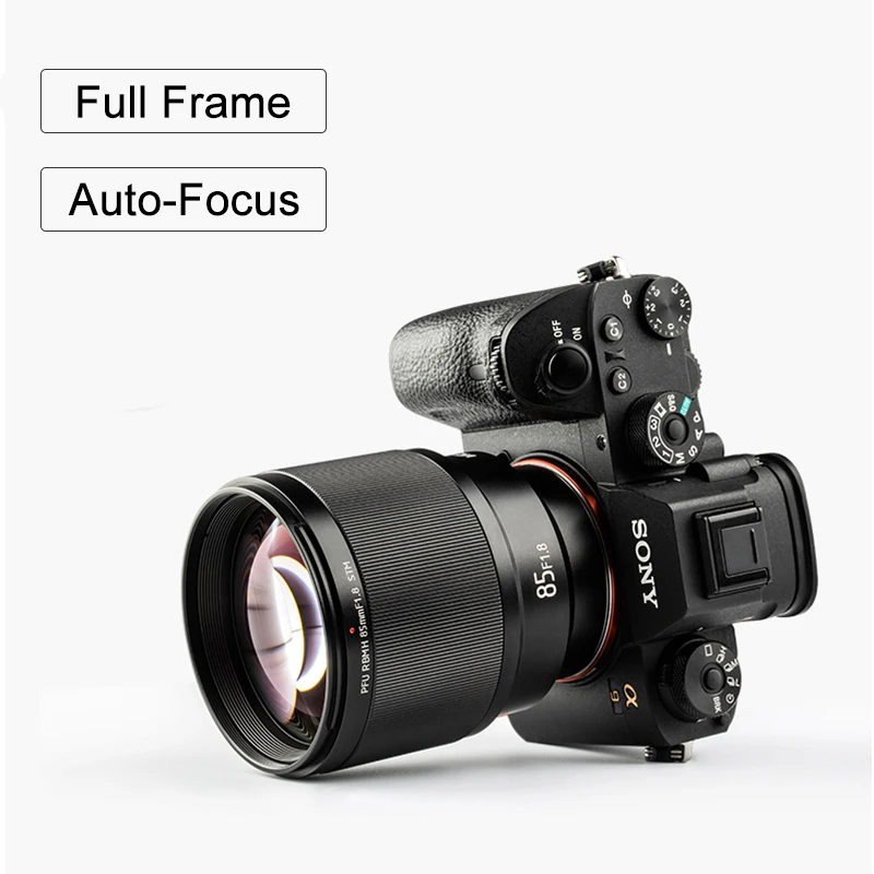 Фотообъектив Viltrox 85 мм F1.8 STM E-mount автофокус основная линза полная Рамка для камер