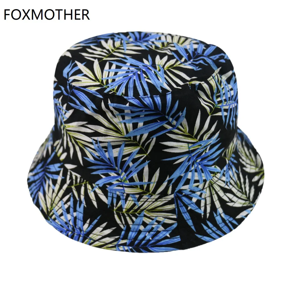 Панама FOXMOTHER Женская/мужская пляжная шляпа от солнца с синими и зелеными