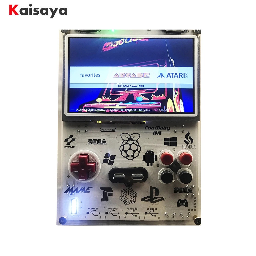 5 дюймовый HD IPS дисплей Raspberry Pi игровая площадка портативная GameHat PSP