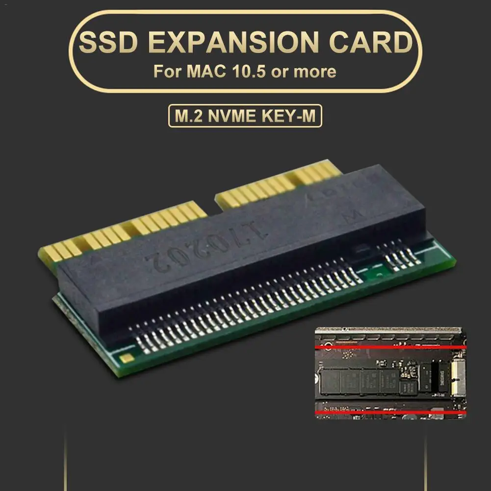 NVMe PCIe M.2 M ключ SSD адаптер карта расширения для Macbook Air 2013 2014 2015|Компьютерные кабели