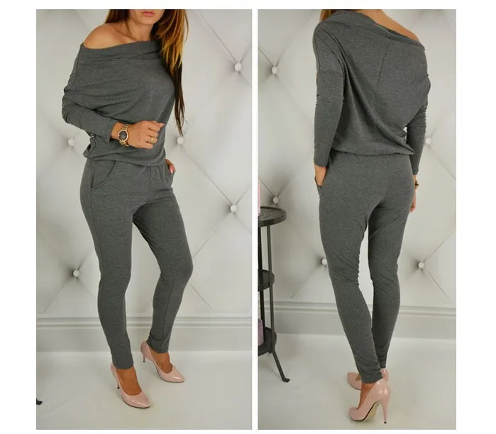 2019 г. осенние женские пикантные эластичный комбинезон с длинными рукавами