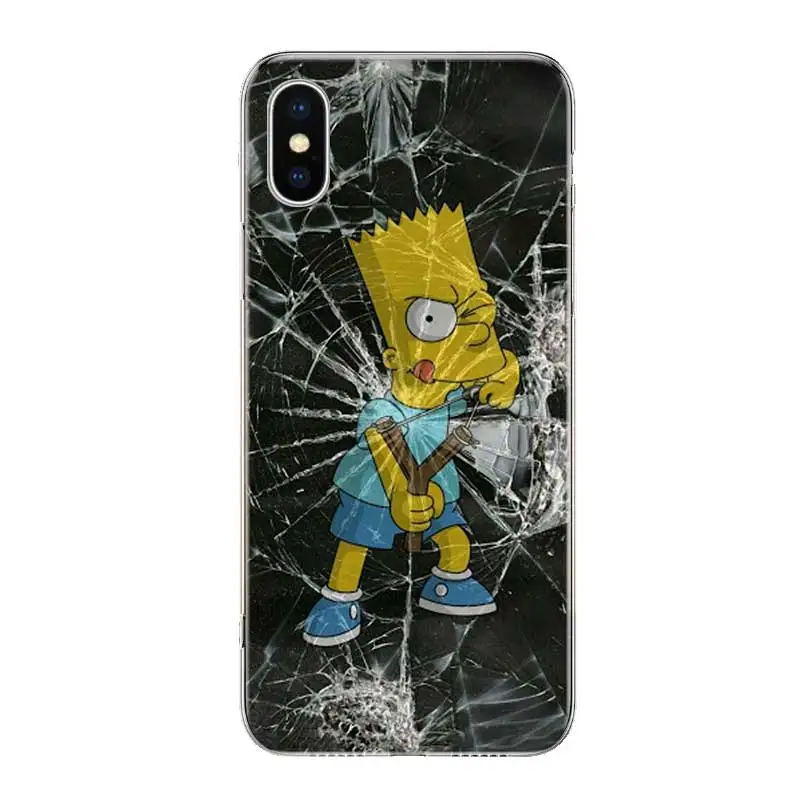 Homero Simpson Fundas силиконовый чехол для телефона Apple iPhone 6 6S 7 8 Plus X 10 XS MAX XR 5 5S SE с сердцем |