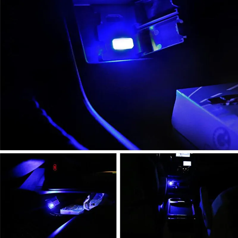 Светодиодный USB Разъем интерьер автомобиля Атмосфера лампы для Citroen DS4 C4 C5 C3