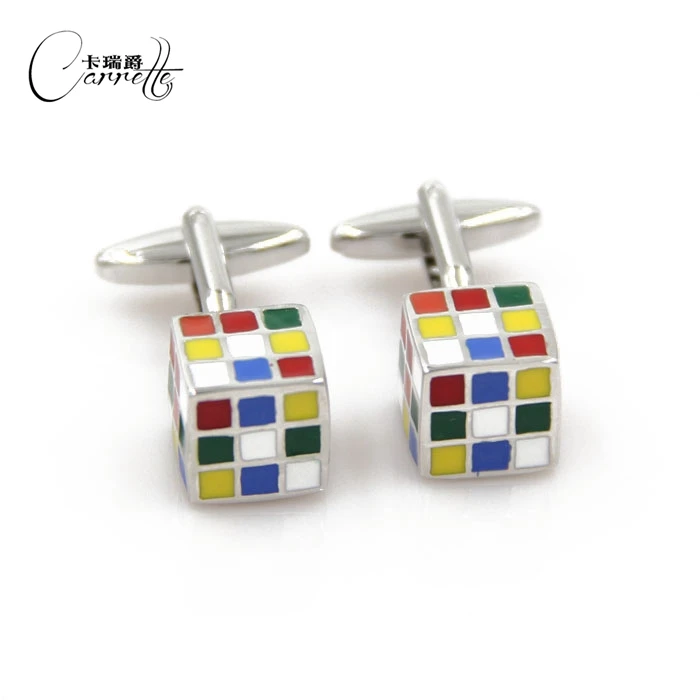 

Fun Cube personalized cufflinks Cufflinks Men's French shirt cufflinks