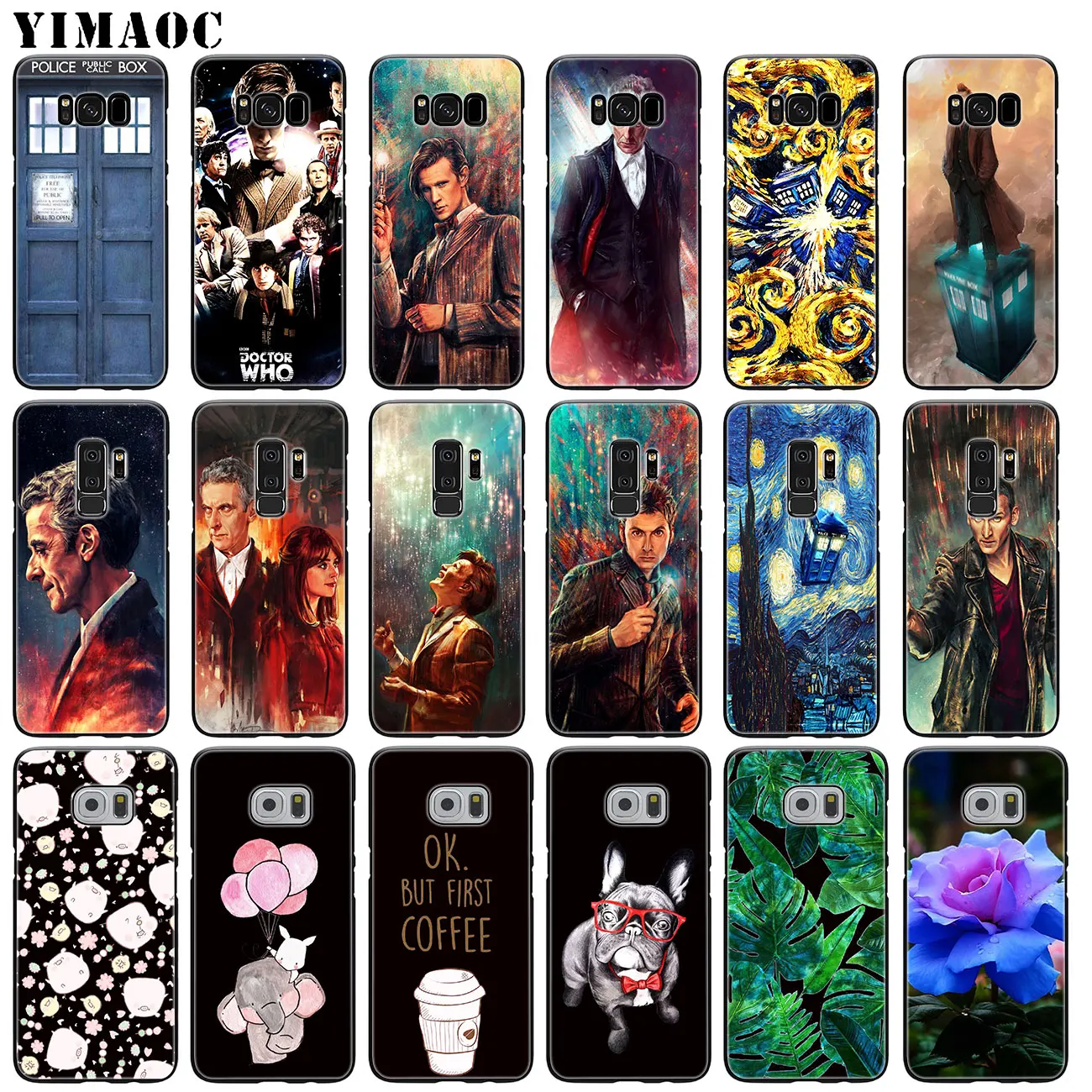 YIMAOC Tardis Box Doctor Who Мягкий силиконовый чехол для Samsung Galaxy S20 Ultra S10 Lite S9 S8 Plus S7 Edge S10e