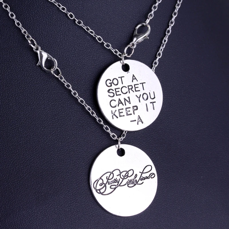 1 комплект модное ожерелье с подвеской Pretty Little Liars из фильма Get A Secret|Ожерелья