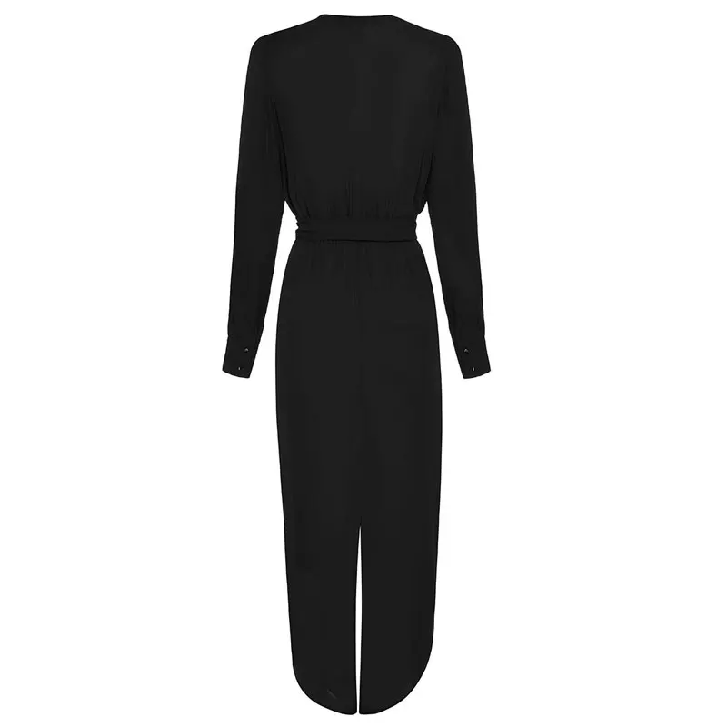 Women Maxi Dress Winter Shirt Dresses Eliacher Brand Plus Size Clothing Chic Black Long Party vestidos|maxi chiffon dress|dress summershirt dress |