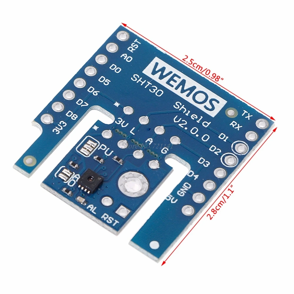 SHT30 щит V2.0.0 I2C цифровой датчик температуры и влажности для D1 Мини интегральных