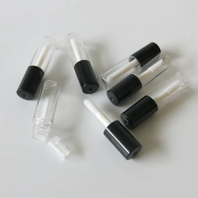 

100 x 1.2ml Refillable Lip Glossy Tube Small Lip Bottle Mini Cosmetic Container Gloss Container Cosmetic packaging