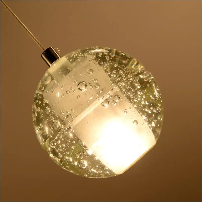 LED подвесные светильники для лестниц Лофт кофейное освещение спальни Люстры e