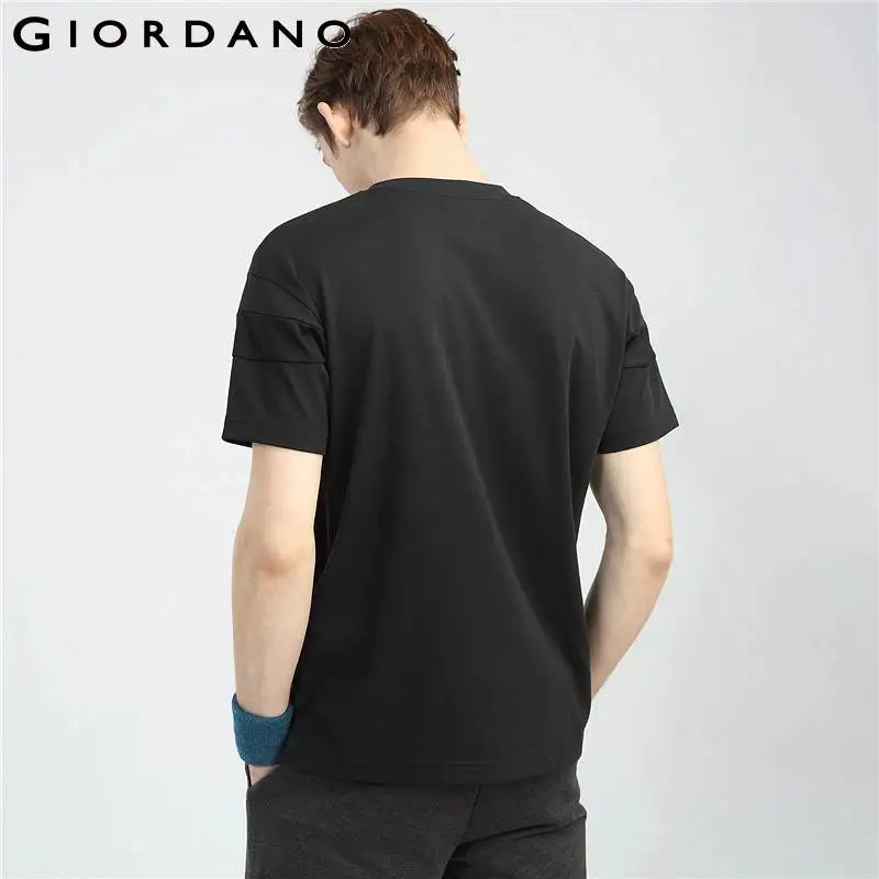 Giordano мужские быстросохнущие летние быстросохнущая футболка Мужские дышащие