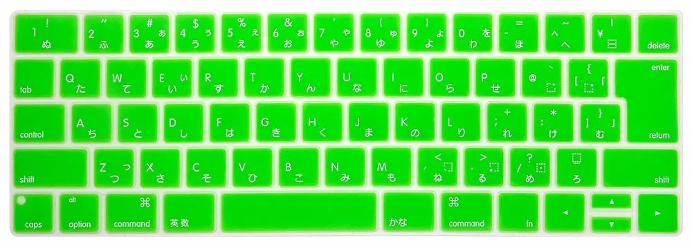 Японская Силиконовая накладка для клавиатуры кожи нового Macbook Pro Retina 13 &quot15&quot A1706