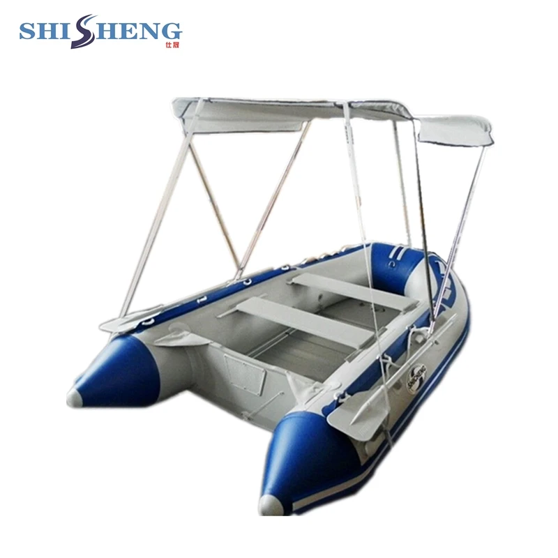 Алюминиевый пол надувной ПВХ материал Рыбацкая лодка с палатками|inflatable boat|boat