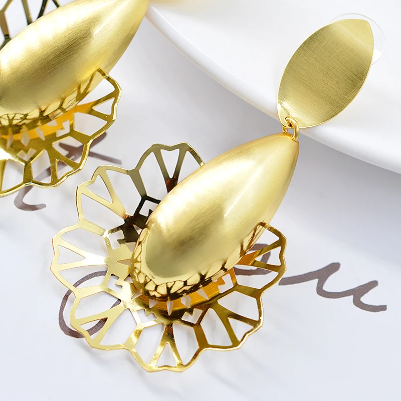 Sunny Jewelry Bohemia Big Earrings For Women Long Drop Dangle Statement Wedding Flower Engagement | Украшения и аксессуары