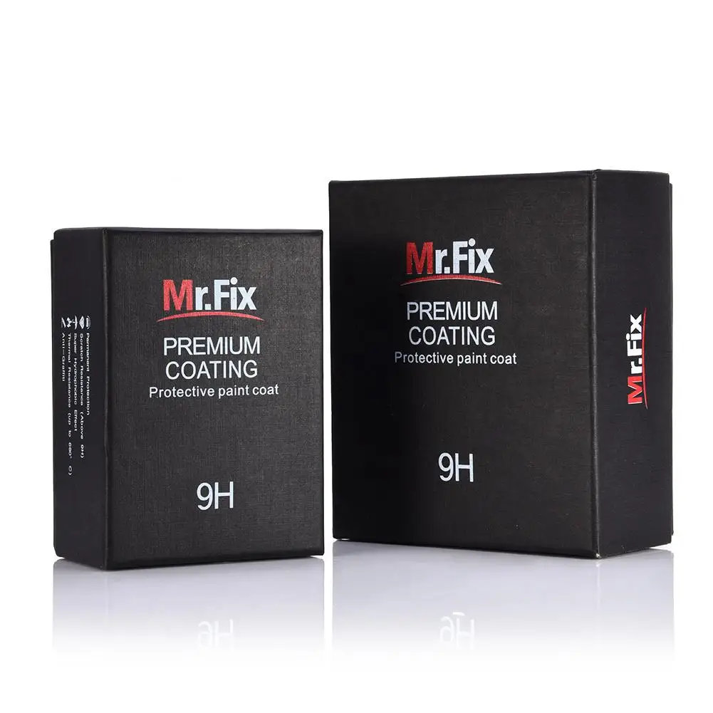 Жидкое керамическое покрытие Mr. Fix улучшенное 9H для автомобиля супергидрофобное