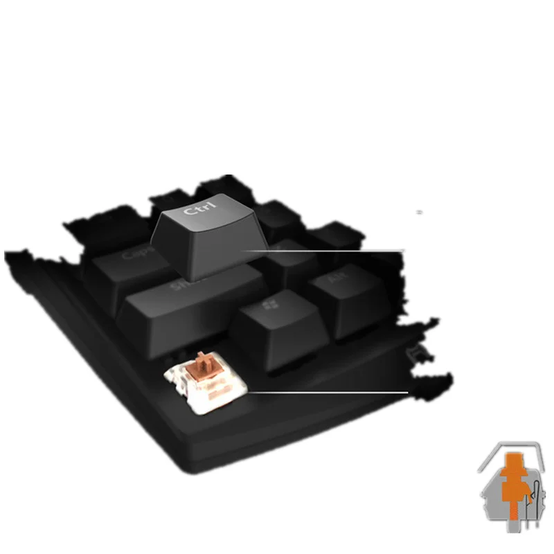 Механическая клавиатура с RGB подсветкой 28 клавиш|Геймпады| |