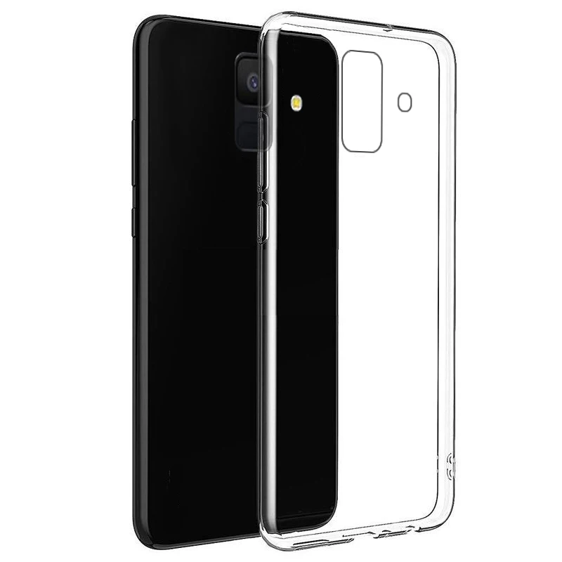 Прозрачный мягкий силиконовый чехол для Samsung Galaxy A8plus|Бамперы| |